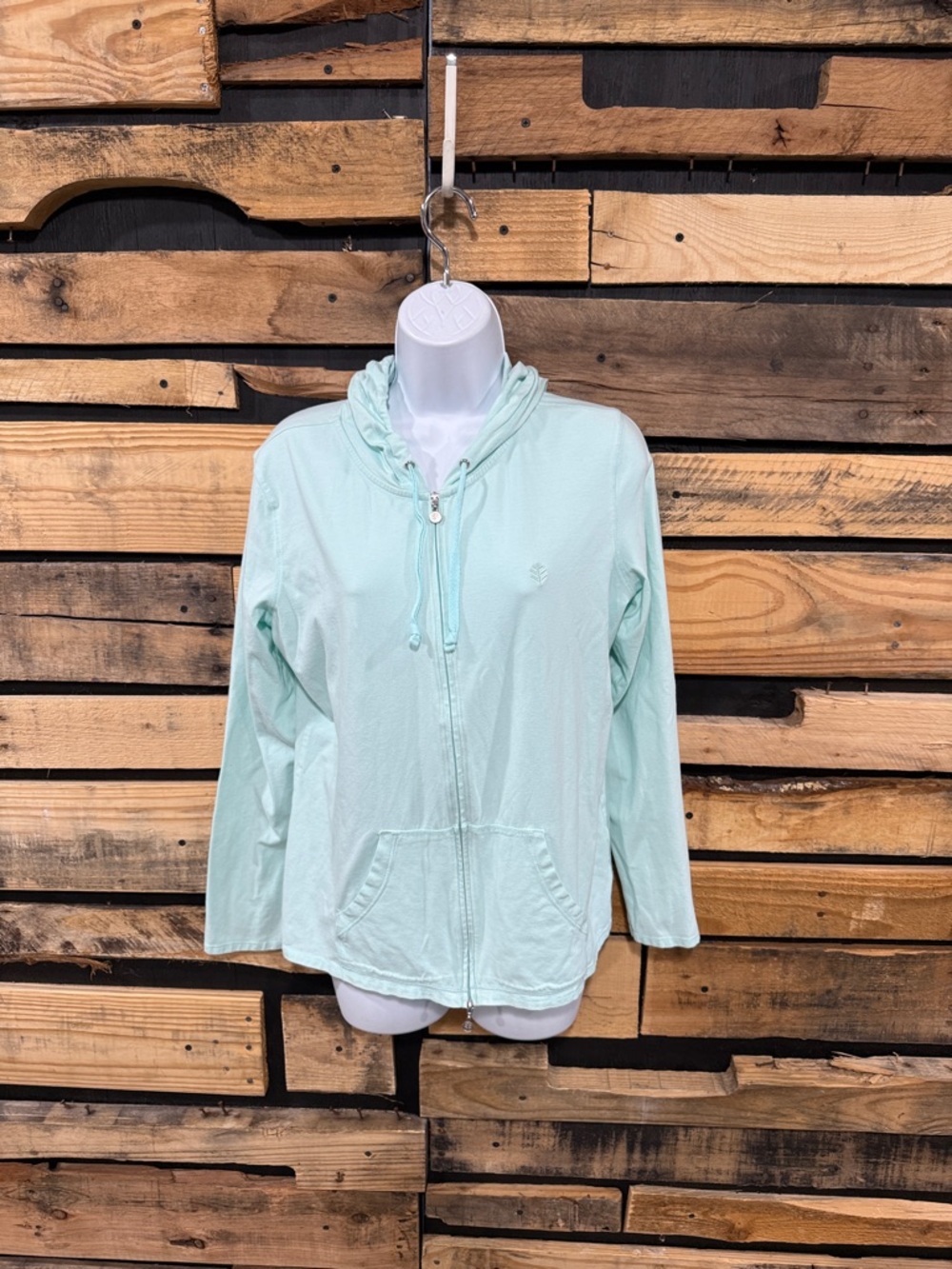 Coolibar Womens Seaside Hoodie
Sweatshirt Size M  Full Zip
Casual 50+ UPF